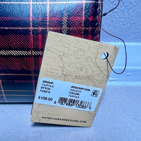 NWT Patricia Nash Tartan Cauchy Leather Framed Wallet - Picture 7 of 8